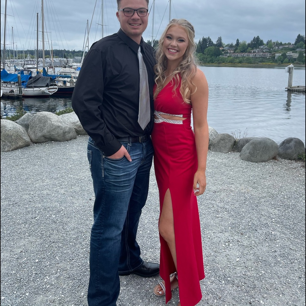 Red prom dress